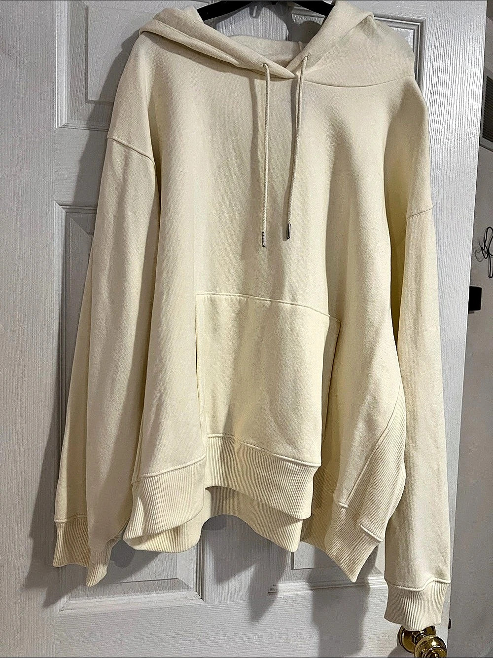 Victoria's Secret PINK Pullover Hoodie in Cream XXL NWT